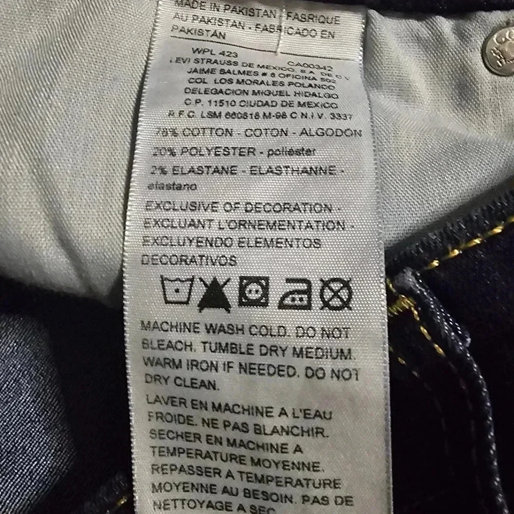 Signature Levi Strauss Jeans 33 X 32 NWOT - Picture 4 of 5